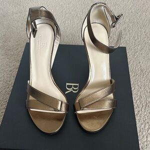 Banana Republic Metallic Bronze Heels